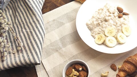 [REAL TIME] Full Process: Creamy Oatmeal With Fresh Fruits | ASMR No Talking