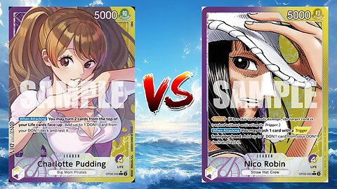 One Piece TCG Charlotte Pudding VS Nico Robin!!