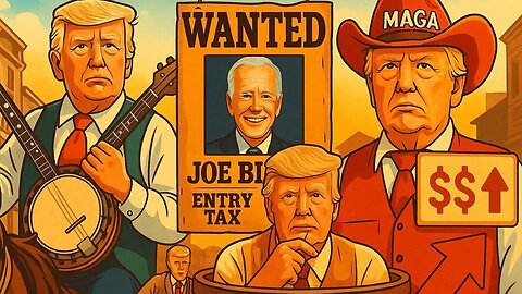 "It's All HIS Fault!" Hear Trump Blame Biden (Western Edition) | AI Country Ballad