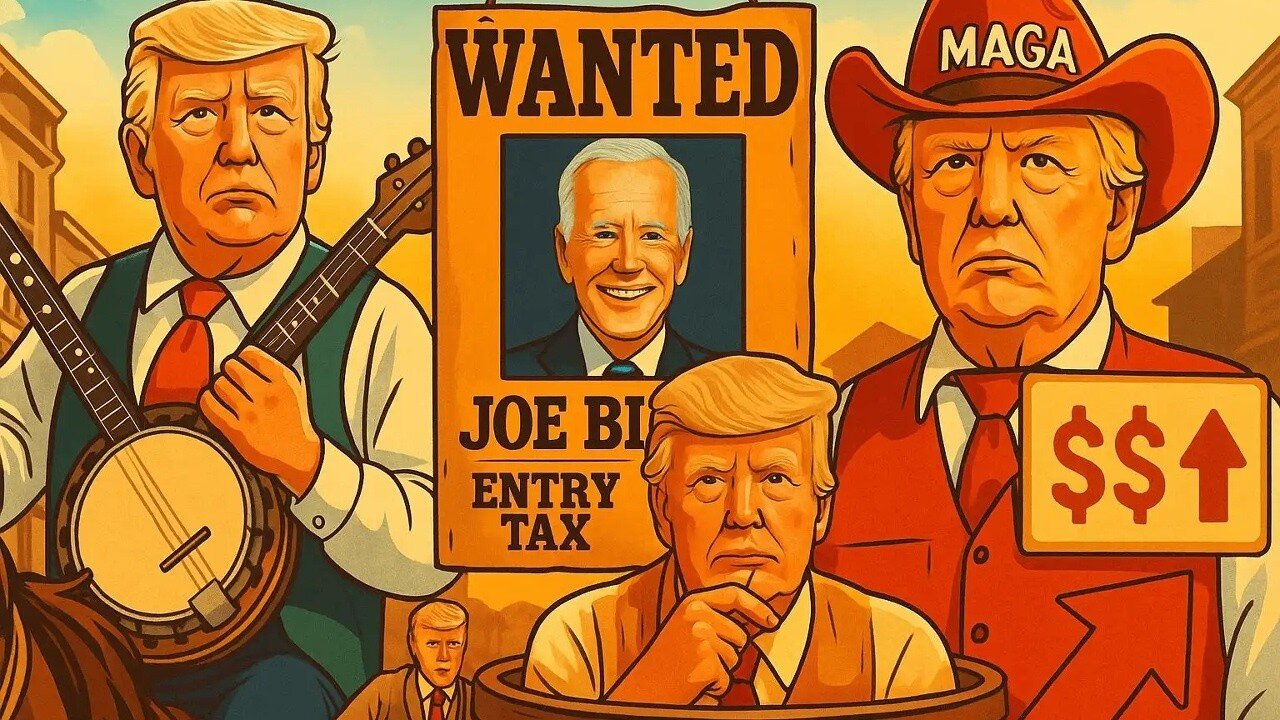 "It's All HIS Fault!" Hear Trump Blame Biden (Western Edition) | AI Country Ballad