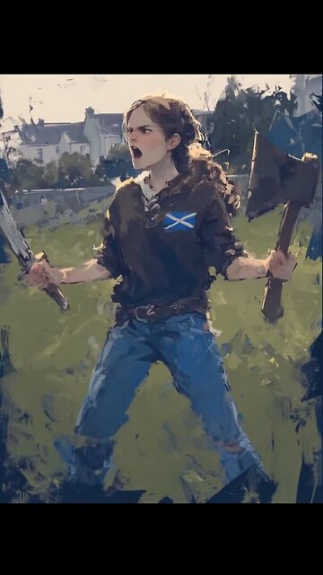 Scottish Schoolgirl “Arrested” After Confronting Migrants — Viral Symbol of Resistance (Unverified)