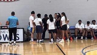 Blasian Babies Sister's 2025 YMCA Youth Basketball Team Chalks Up Another Win Spin Move To The Hoop!