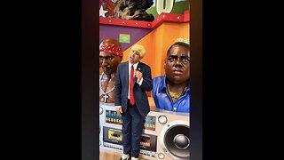 Jason Scoop Comedy President Donald Trump walks the Hollywood Walk of Fame