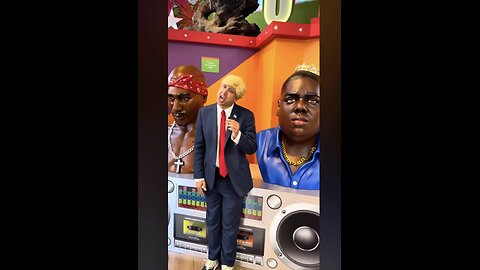 Jason Scoop Comedy President Donald Trump walks the Hollywood Walk of Fame