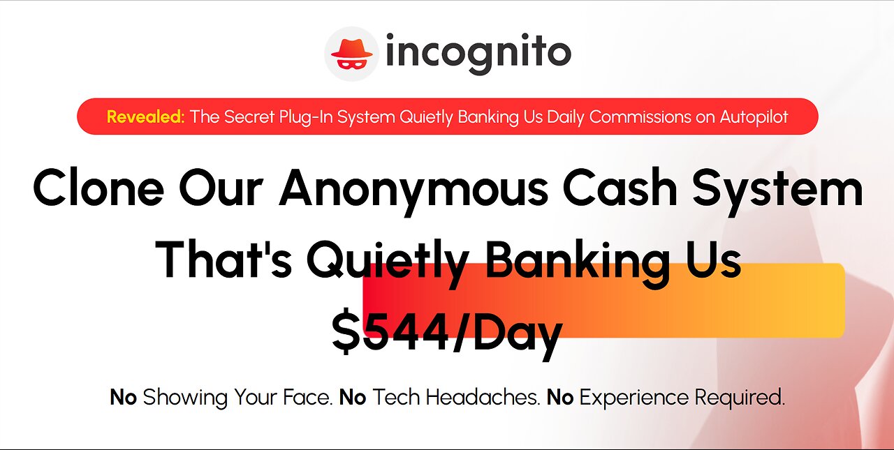 What if you could earn passive commissions anonymously? Check out Incognito