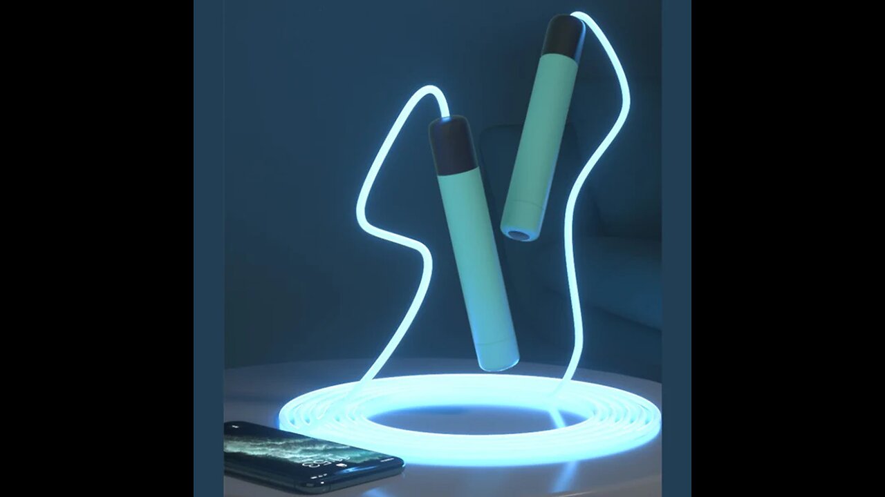 Cool Adjustable LED Glowing Jump Rope, for Kids & Adults