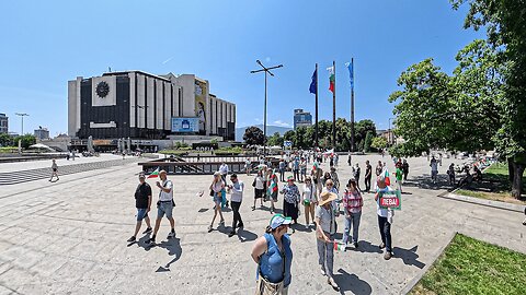 📌Walking by NDK After the Protest Against Euro Adoption in Bulgaria 🇧🇬