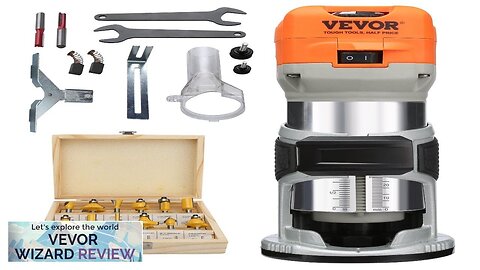 VEVOR Wood Router 1.25HP 800W Compact Wood Trimmer Router Tool 30000RPM Max Review