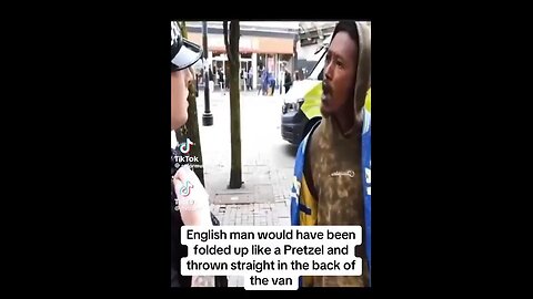 NASTY ALIEN, 'MIGRANT' YELLS at Policewoman, "F**K YOU B*TCH! 😡
