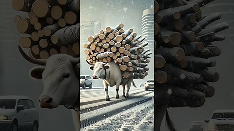 Beautiful story of hardworking cow and monkey #shorts #animals #trendingshorts #ytshorts #viral #ai