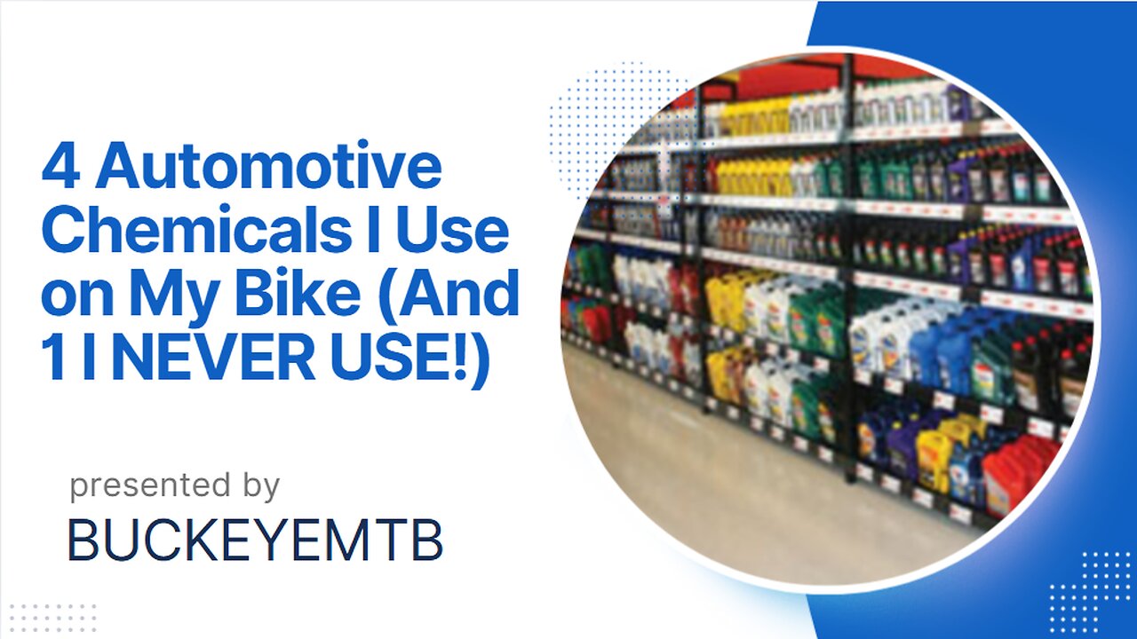4 Automotive Chemicals I Use on My Bike (And 1 I Never Use!)