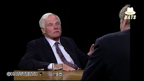 White hats release a video of Ted Turner wanting population control over humanity