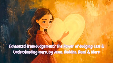 LEARN & HEAL HERE THE POWER OF JUDGING LESS & UNDERSTANDING MORE | TEACHINGS OF JESUS, BUDDHA, RUMI
