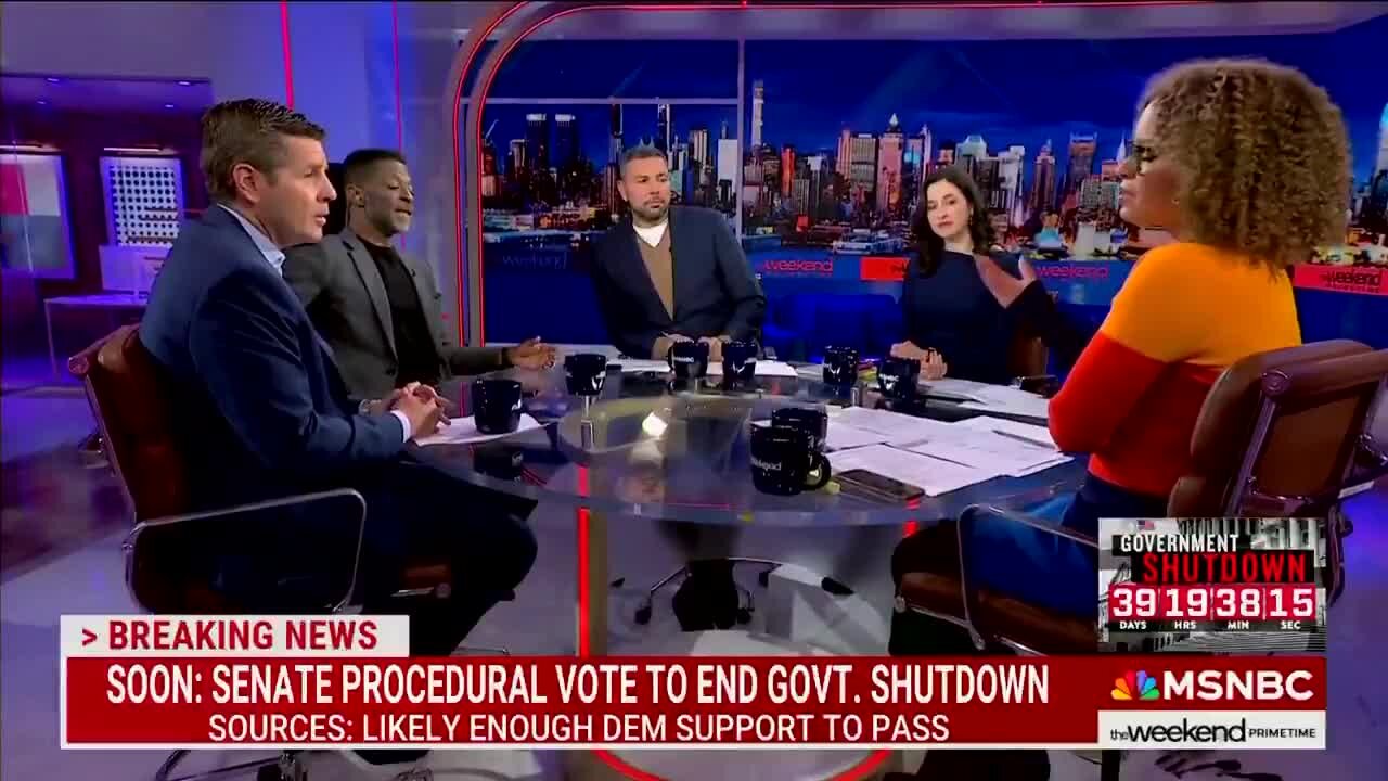 MSNBC Panel on Dems Caving in to Open Gov’t: Here Is Trump, ‘Winning Again’