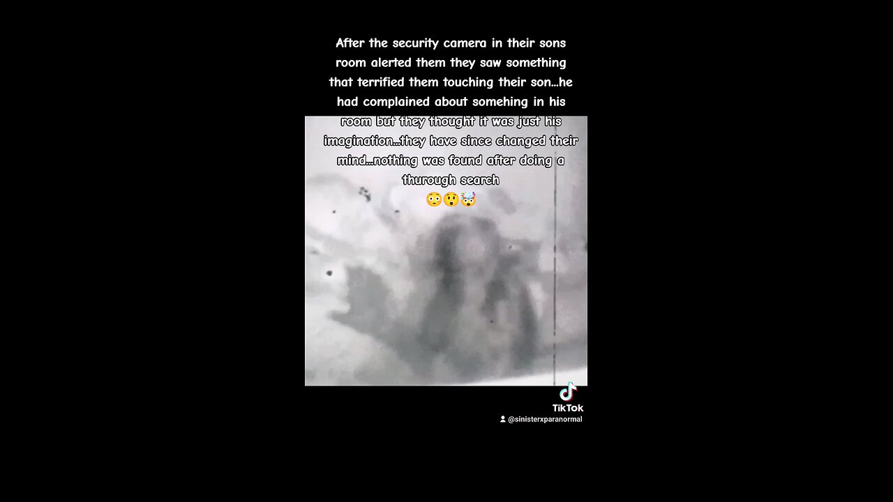 Ghost is captured beside some bed