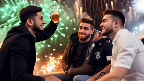 Funny Outdoor Moment: "Sorun Çıktı!" and Water Bottle