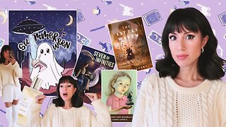 witches, demons & spaceship lesbians | mini summerween book vlog | horror and scifi