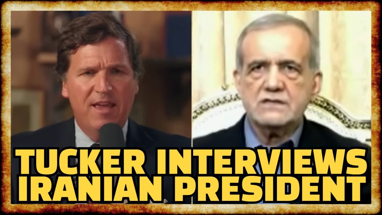 Tucker BREAKS WOKE RIGHT BRAINS By Interviewing Iranian President