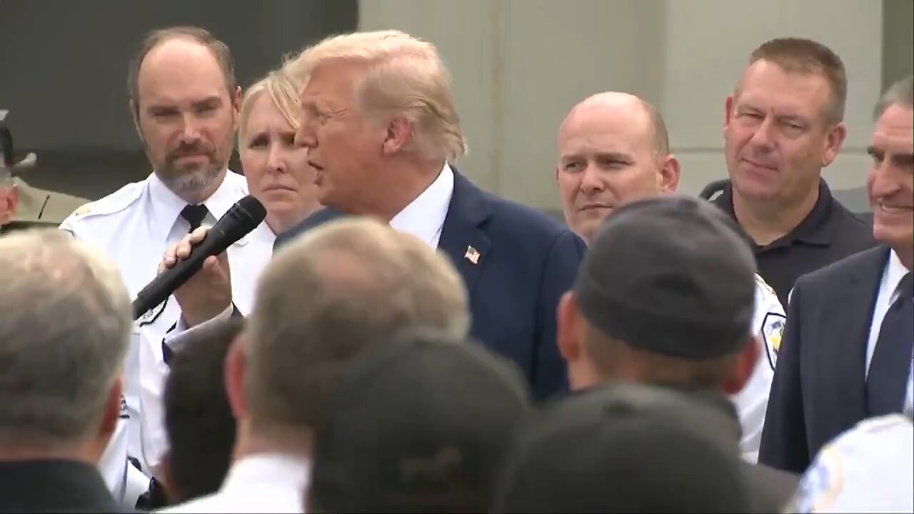 "You people are winners, and I just think it's such an honor to be with you.