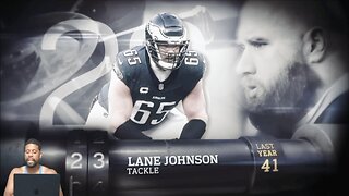 CHANNELADRIANTV Reacts | 23: Lane Johnson (OT, Eagles) | Top 100 Players of 2025