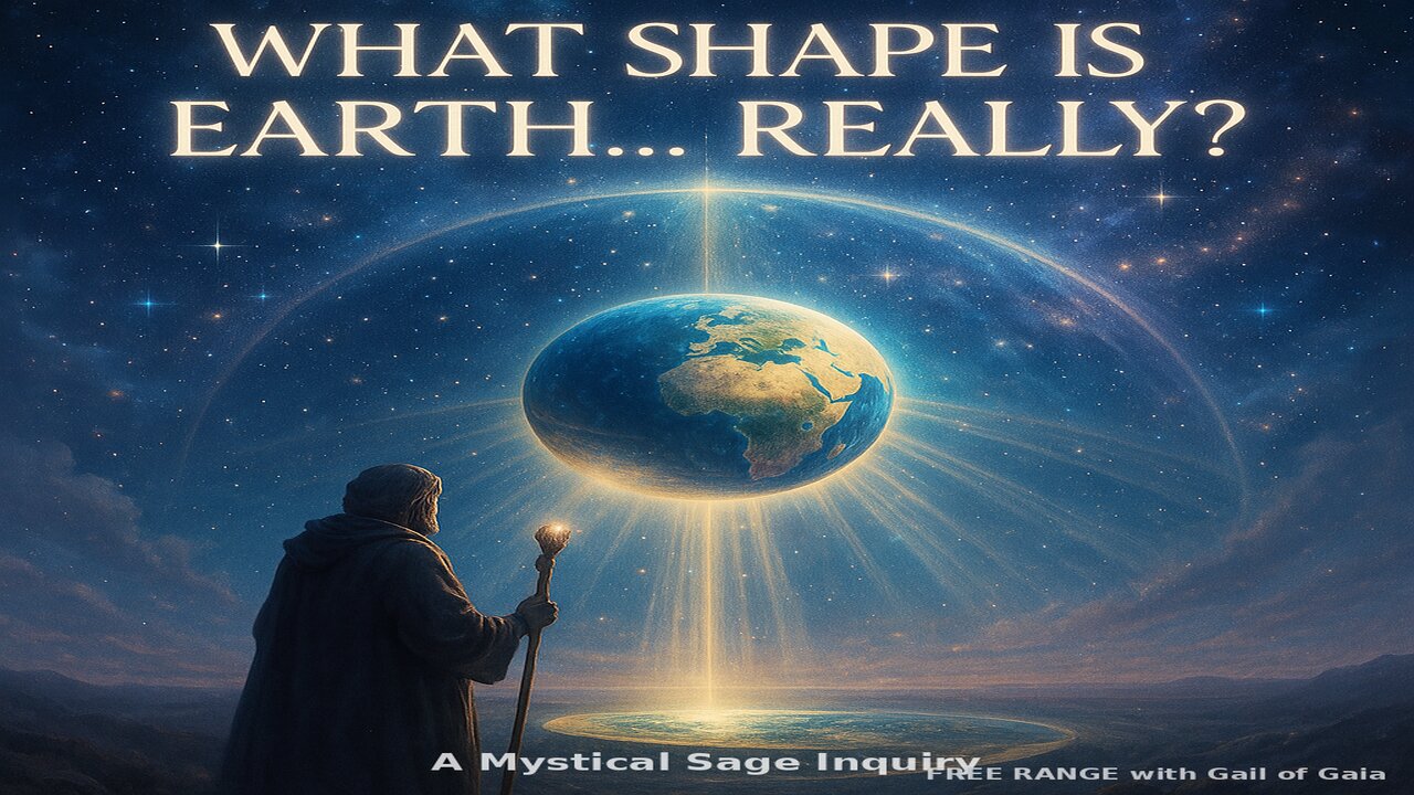 A Mystical Sage Inquiry: Earth Round or Flat by AI w Gail of Gaia #1