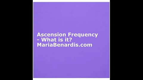 Ascension Frequency – What is it?