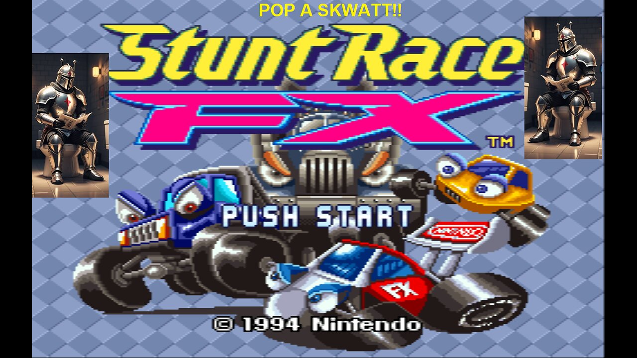 STUNT RACE FX - SNES - Skwatter's POP A SKWATT!!