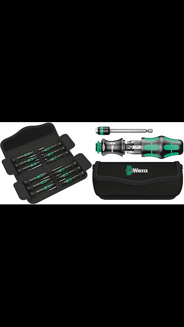 Wera Kraftform Micro Screwdriver Set + Wera Compact Tool Set