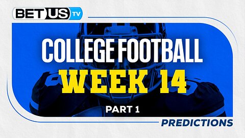NCAAF Picks Week 14 Pt. 1 | College Football Predictions & LIVE Betting Analysis