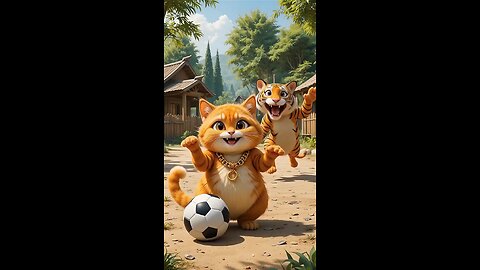 When Fat Orange Cat take revenge from Tiger for his mischiefs 😺🐯 #petshub #cat #catvideo #viralcat