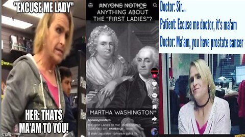 A QUICK LOOK AT SOME OF THE FIRST 'LADIES' ⚧ [EXCUSE ME - IT'S MA'AM❗]