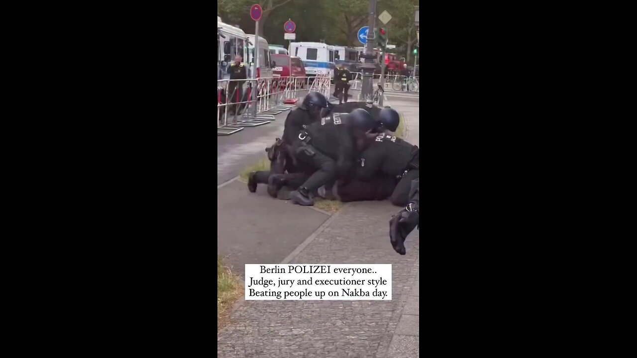 Germany, imagine doing this to your own citizens so Israel can massacre children