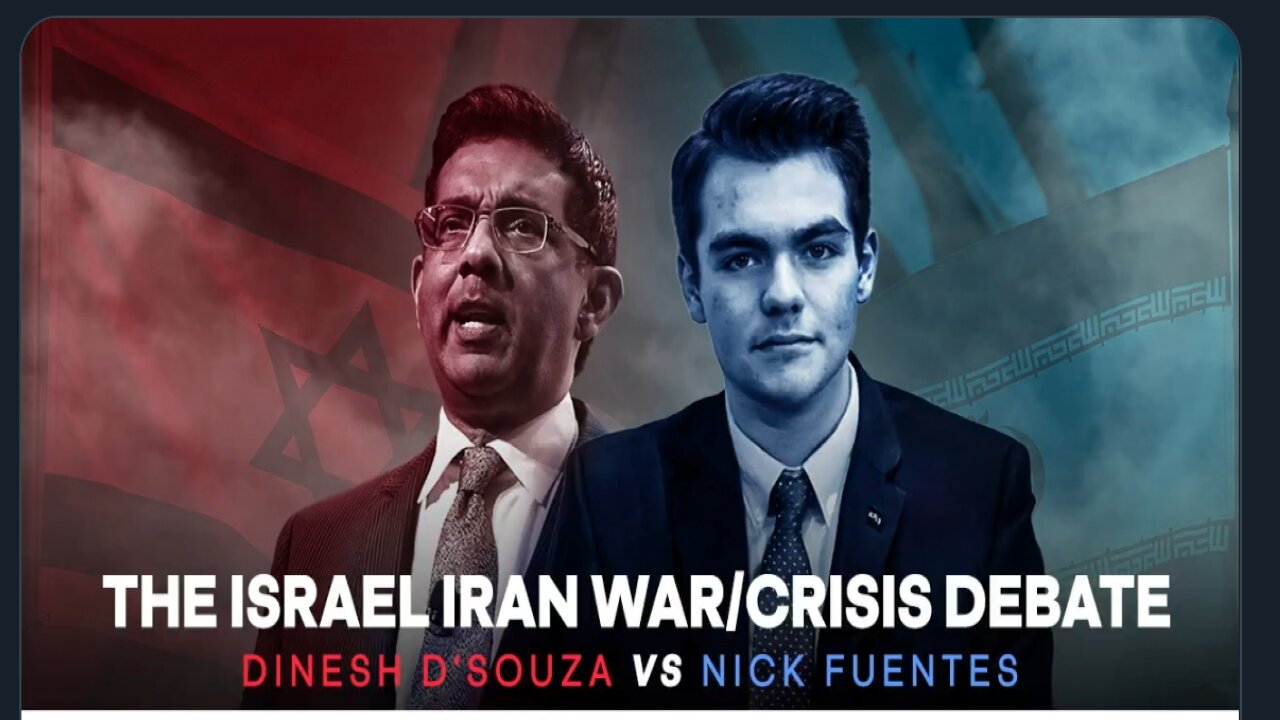 The Full Israel/Iran War/Crisis Debate With Dinesh D'Souza And Nick Fuentes Hosted By Alex Jones