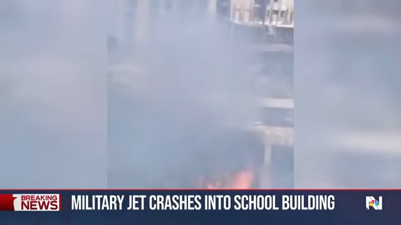 Military fighter jet crashes into school building in Bangladesh