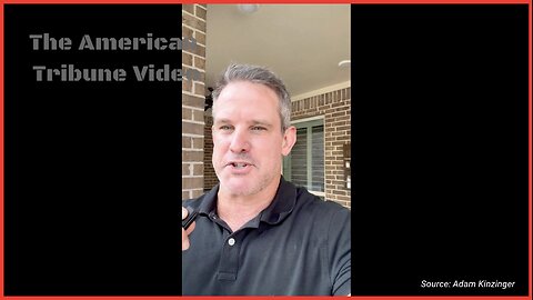 Adam Kinzinger Has Total TDS Meltdown, Whining and Freaking Out on Camera