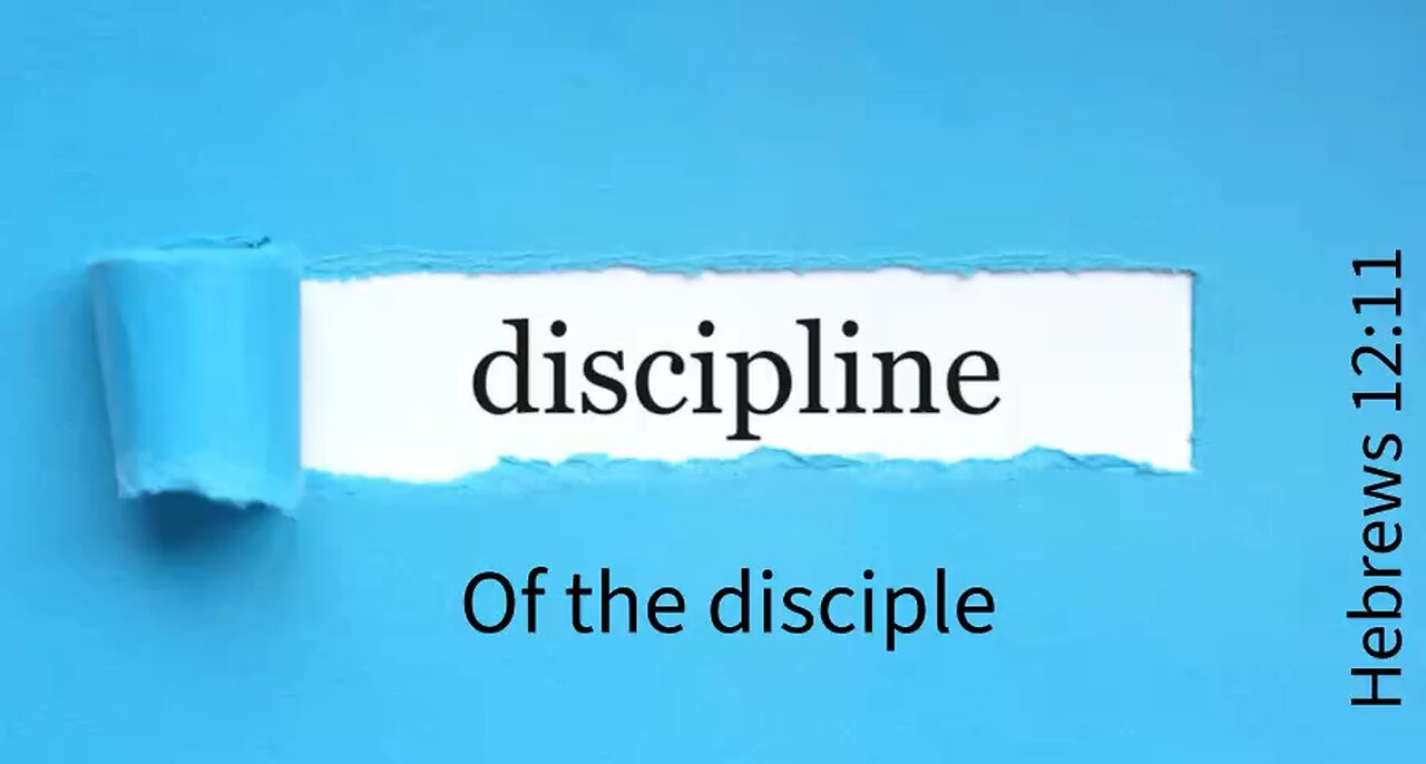 Discipline of the Disciple