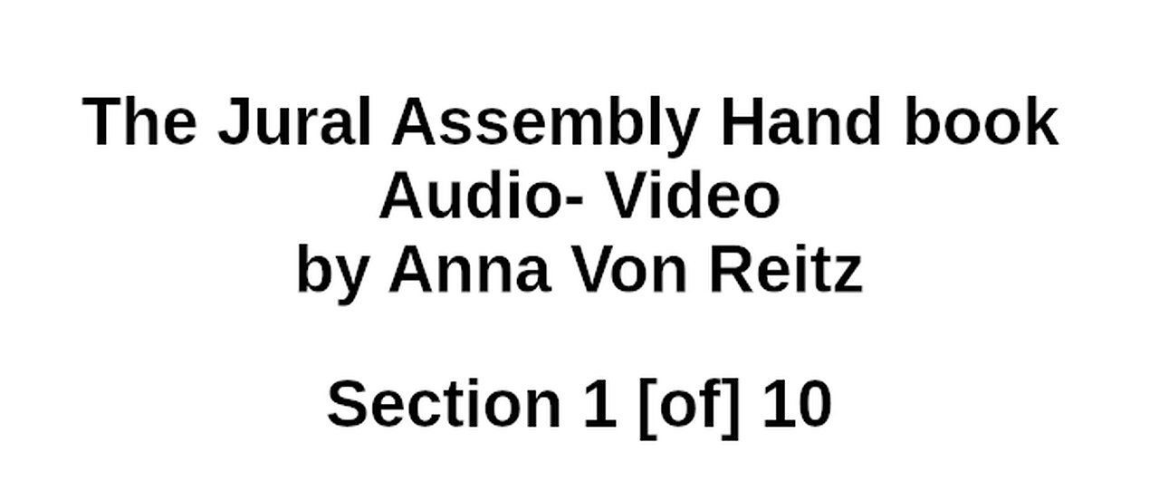 JAH Section 1 audio video