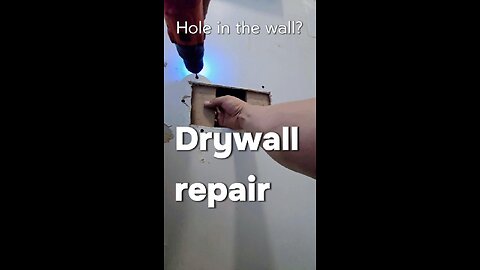 Drywall repair quick and easy