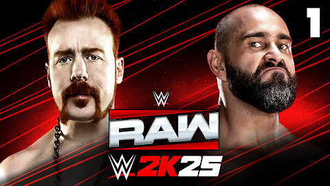 WWE 2K25 Raw July 21st 2025 - Match 1: Second BANGER!