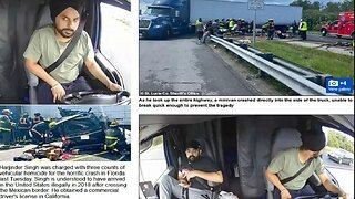 CA Foreign Truck Driver [ILLEGAL Alien] KILLS 3 People After Illegal U-Turn In Florida!