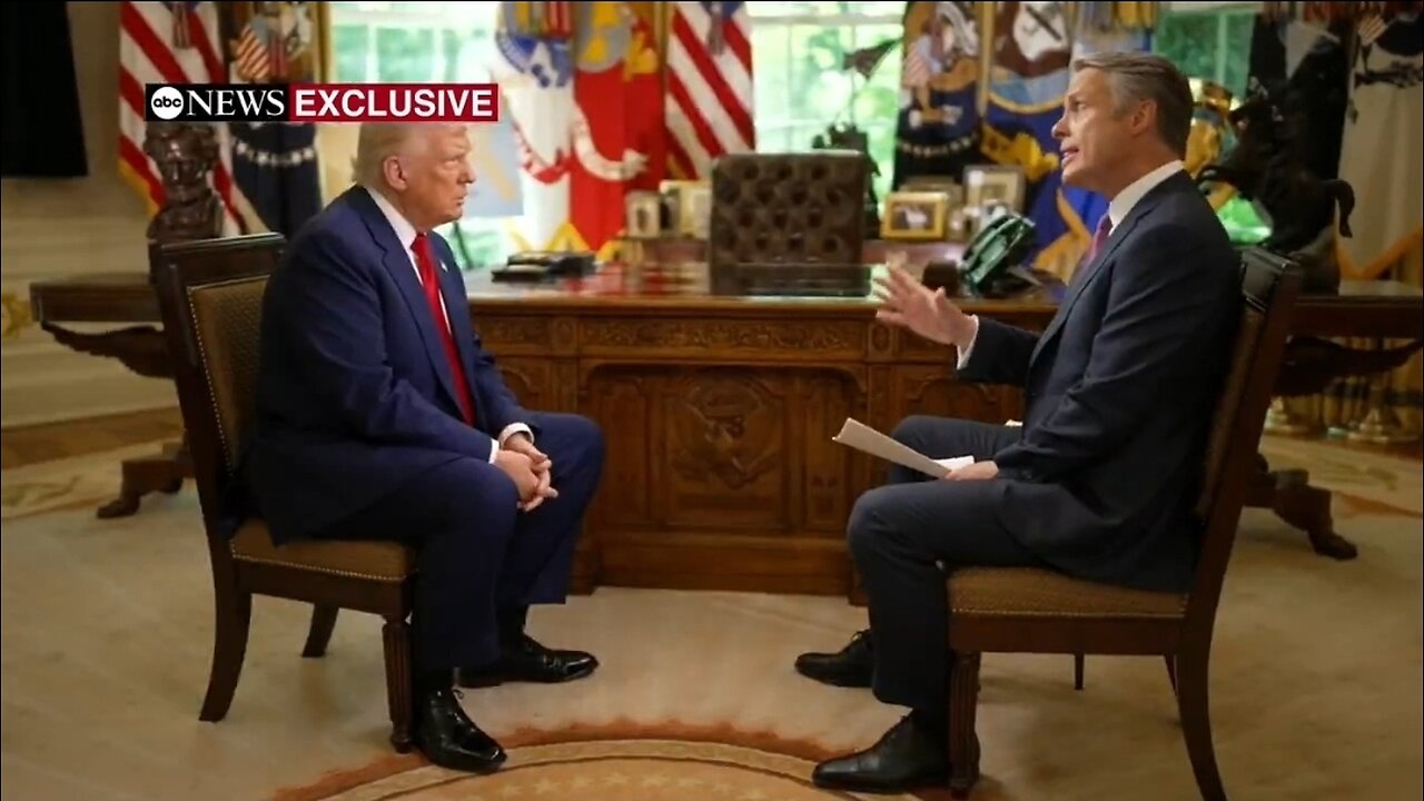 Trump Battles ABC's Terry Moran Over Tariffs