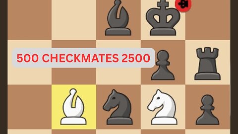 500 DEFEATS 2500 with CHECKMATE!!!