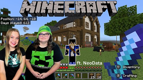 chatting while my Sister plays Minecraft | JUST CHATTING FRIDAYS! | ft. NeoData