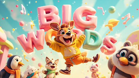 🎶 The Big Word Bounce | Fun Vocabulary Song for Kids 🧠✨