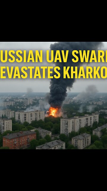 Russian Drone Swarm Devastates Kharkov – New Footage Emerges from the Smoking City