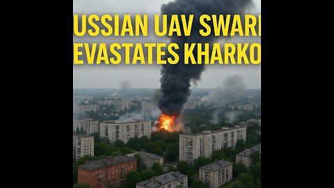 Russian Drone Swarm Devastates Kharkov – New Footage Emerges from the Smoking City