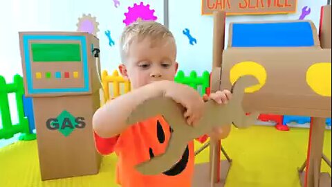Oliver Learns a Lesson: Cardboard House vs Real House | Educational Cartoon for Kids
