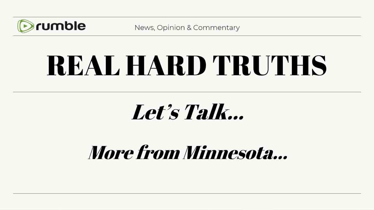 Let's Talk - More from Minnesota - 1/19/26