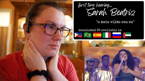 Sarah Beatriz | "o maio vilão sou eu" [Emotional Reaction] | CC in: 🇺🇸🇧🇷🇮🇹🇦🇪🇪🇸🇵🇭🇷🇺