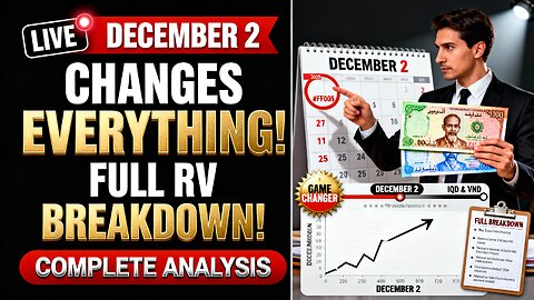 ⚡ December 2 Will Change Everything – Full Dinar & Dong RV Breakdown! 💥 Iraqi Dinar News Today